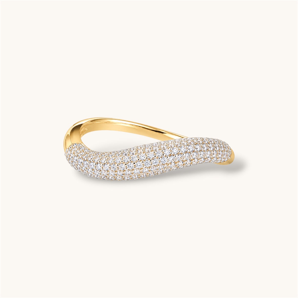 Pavé Sculpted Dome Ring Allyzure