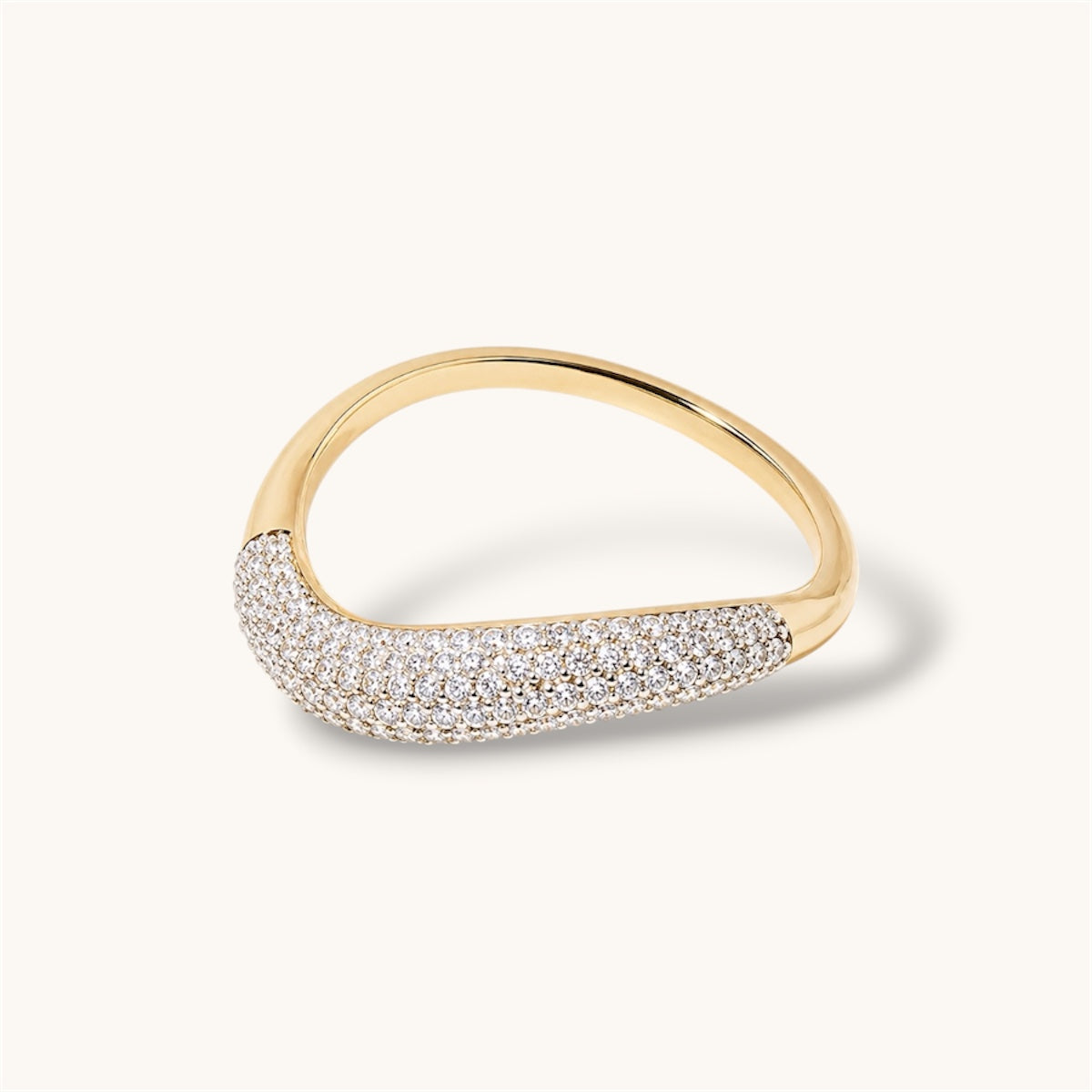 Pavé Sculpted Dome Ring Allyzure