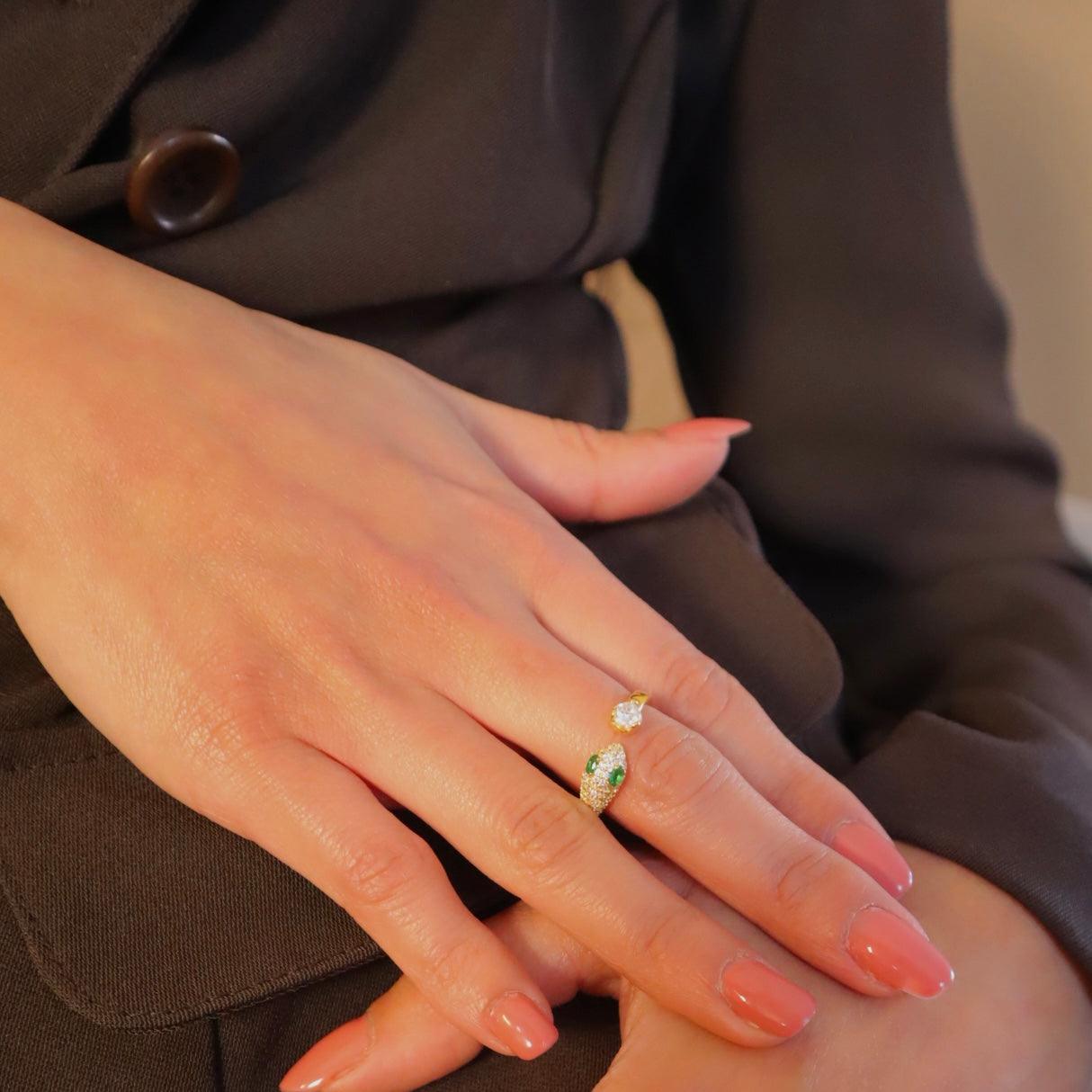 Adjustable Serpentine Ring - Allyzure