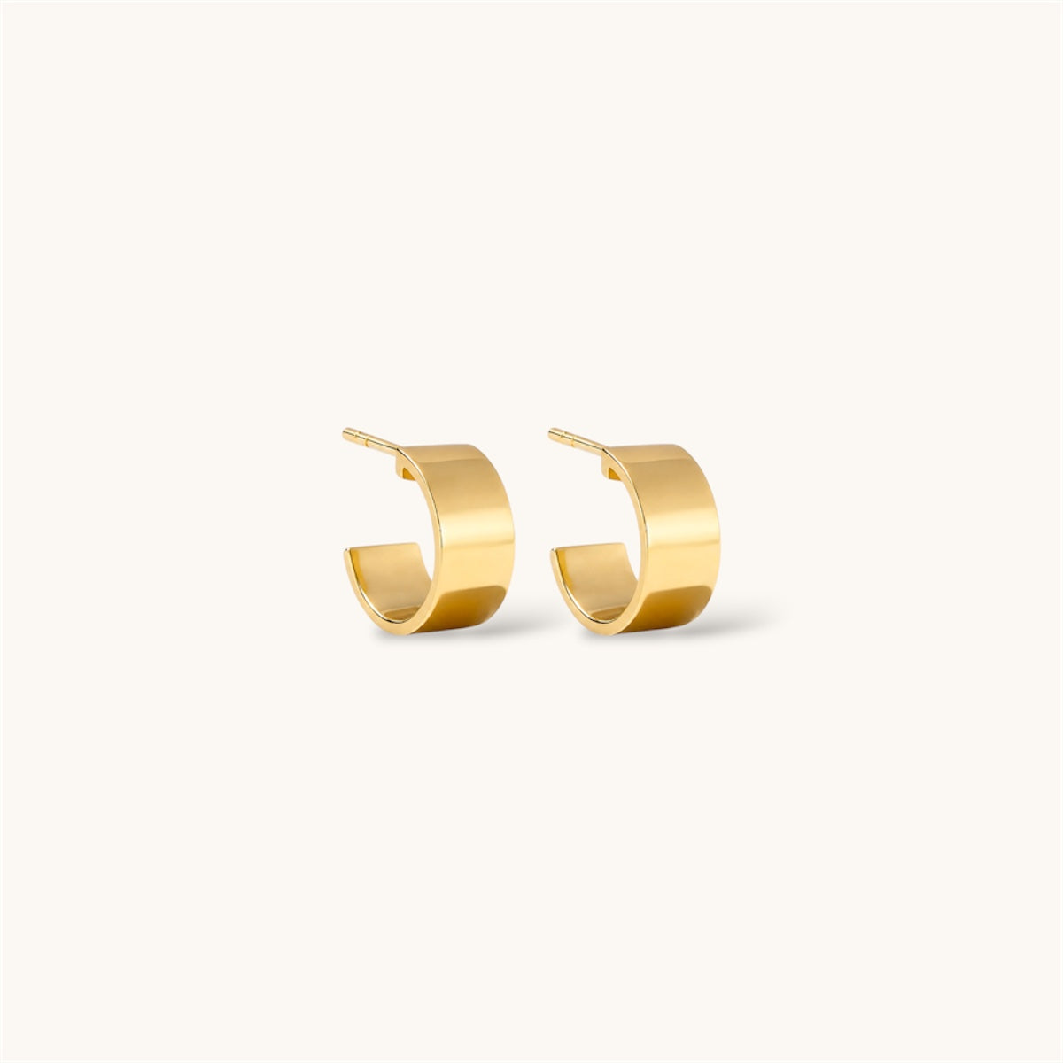 Wide Celine Huggie Hoops Allyzure
