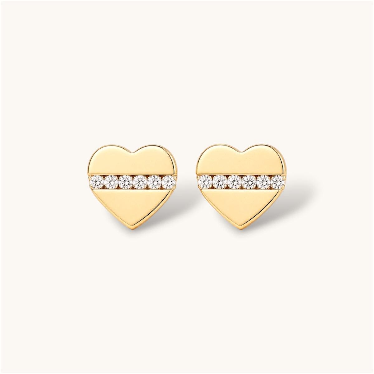 Heart Stud Earrings Allyzure