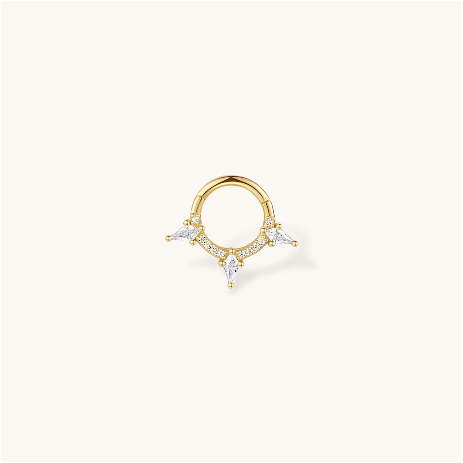 Cartilage Pavé Nila Hoop