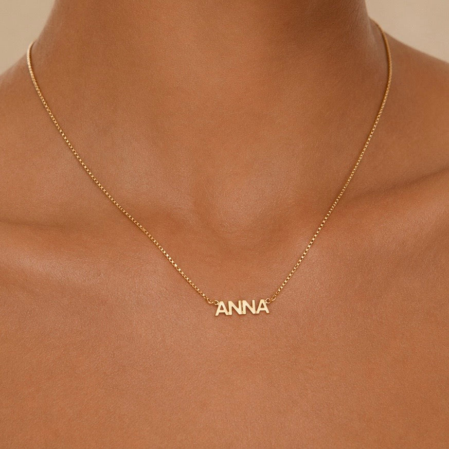 Bold Name Necklace Allyzure