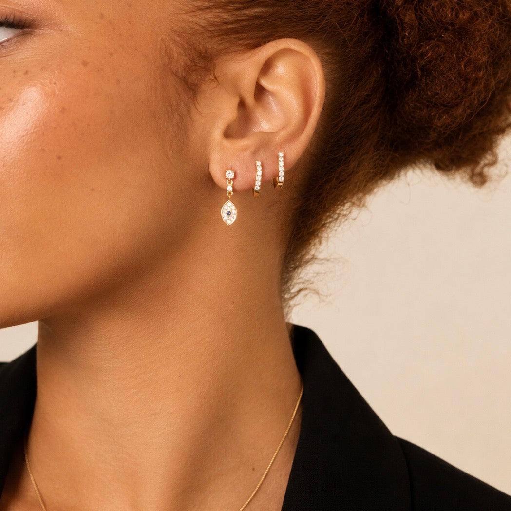 Evil Eye Charm Earring Allyzure