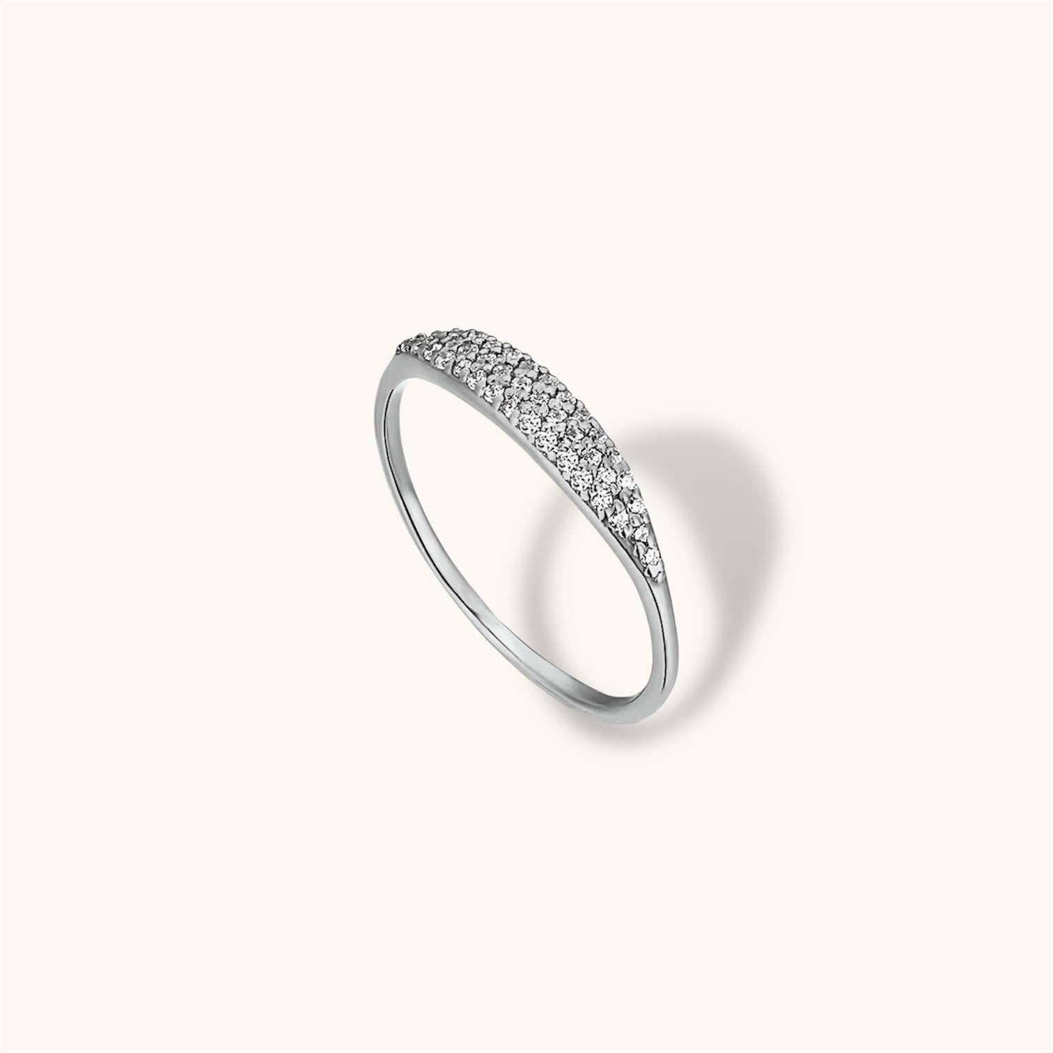 Pavé Chic Signet Ring
