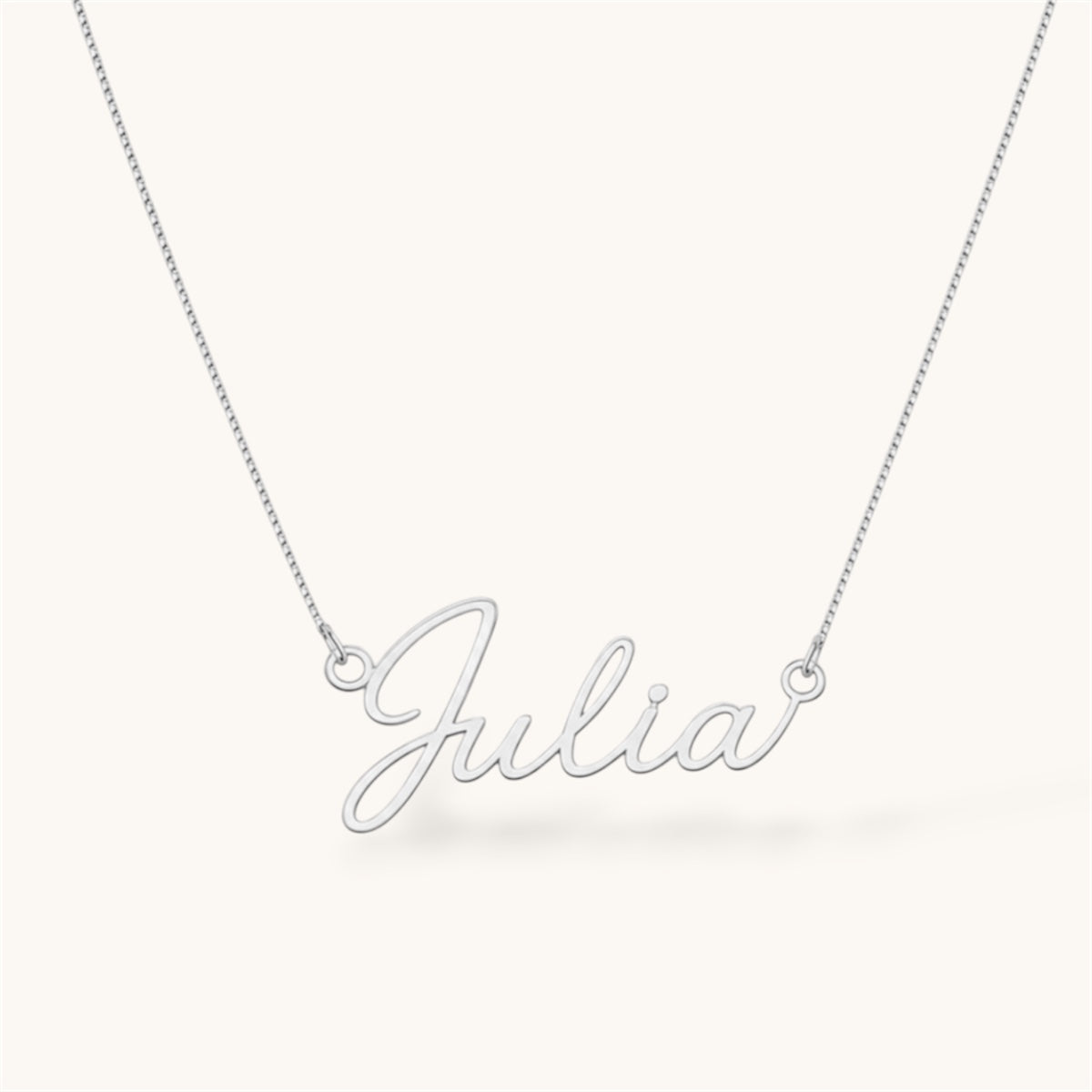 Fine Script Name Necklace Allyzure
