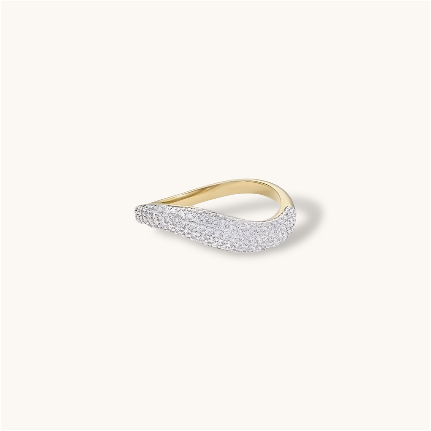 Pavé Sculpted Dome Ring