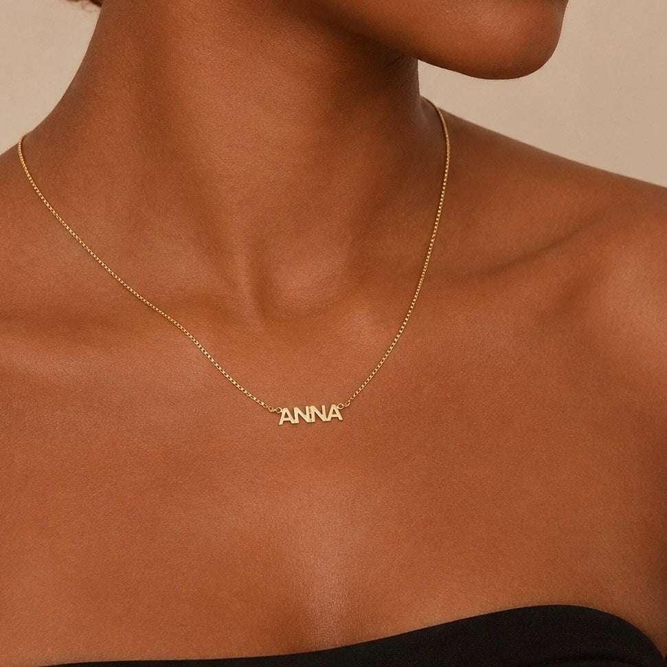 Bold Name Necklace Allyzure