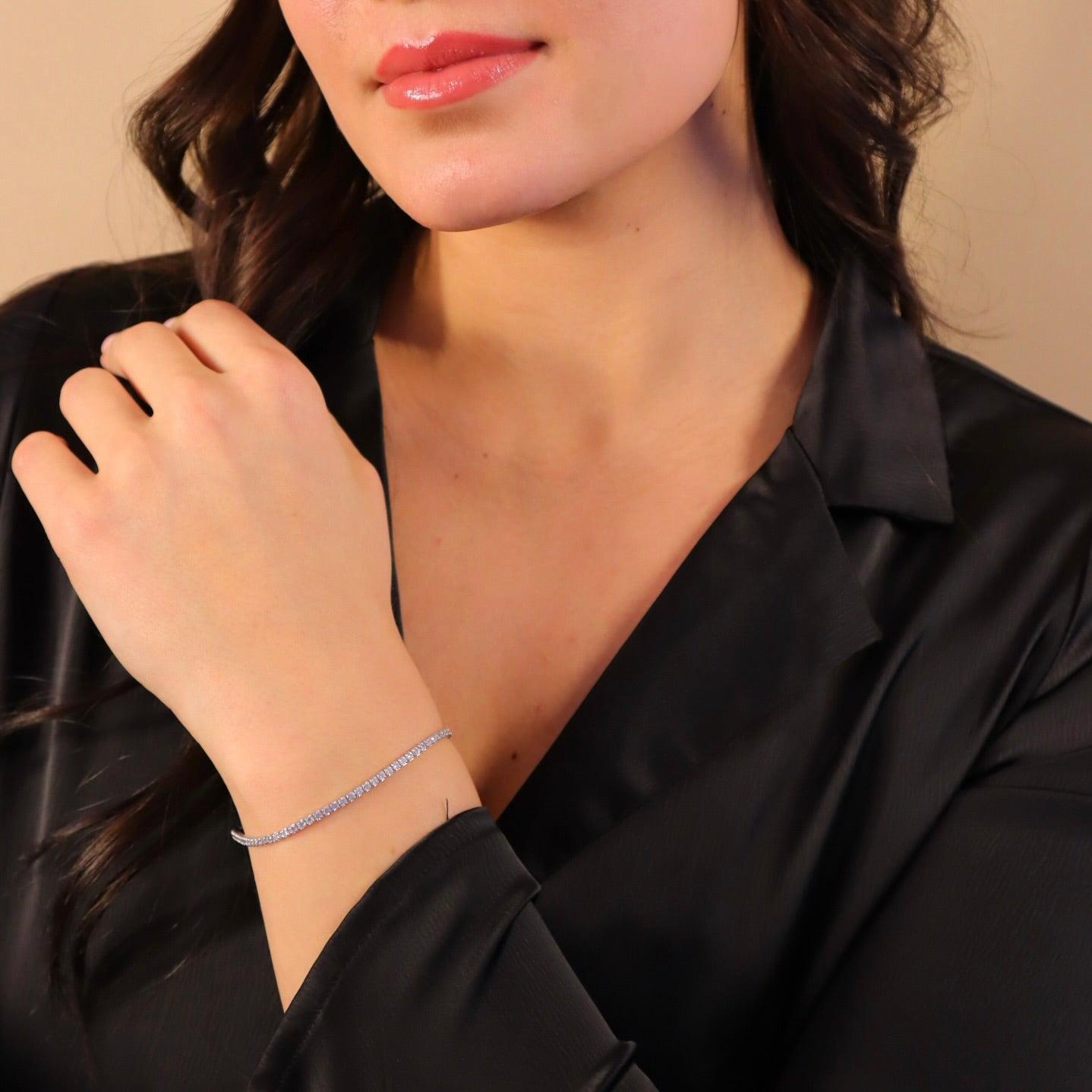 Dainty Tennis Bracelet - Allyzure