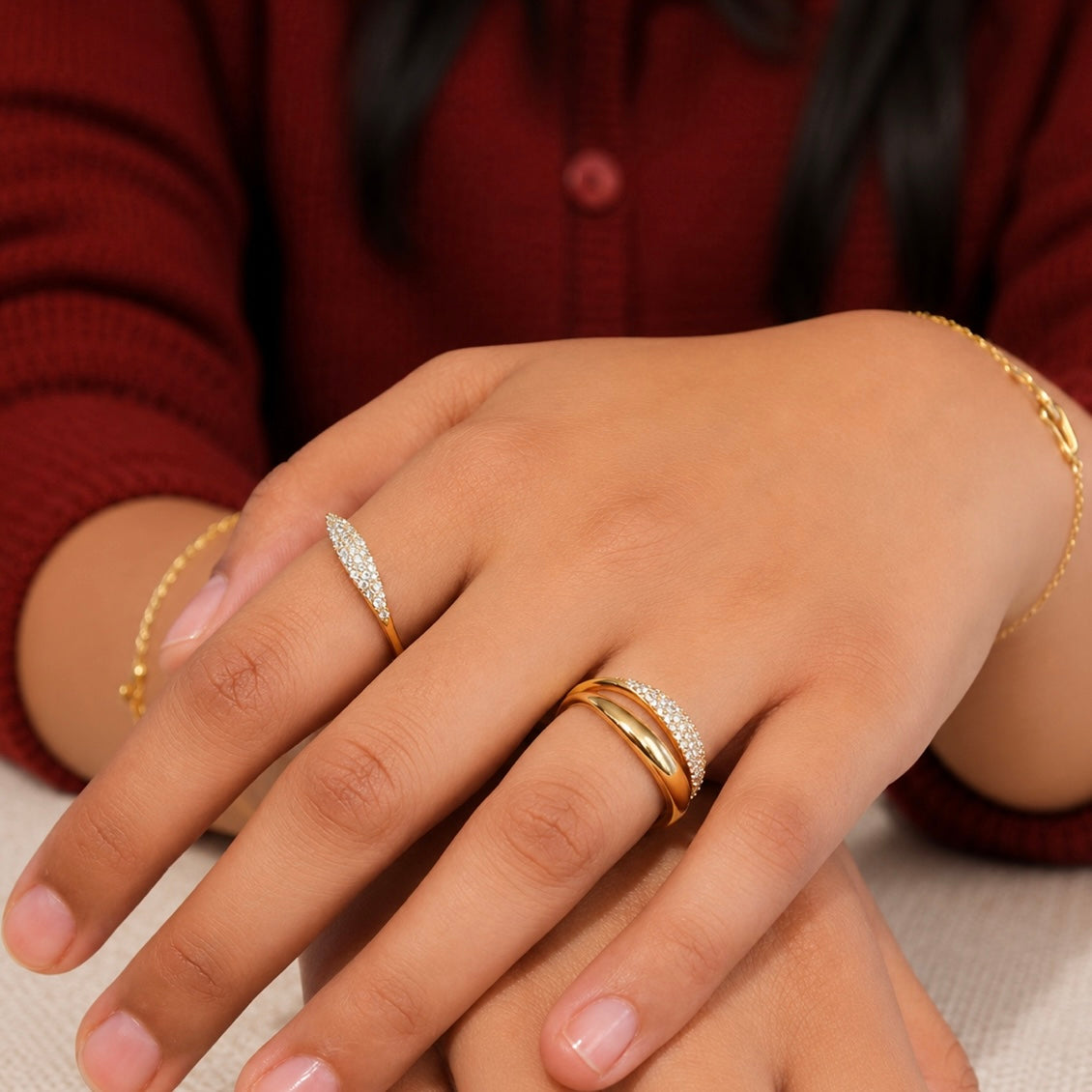Sculpted Dome Ring