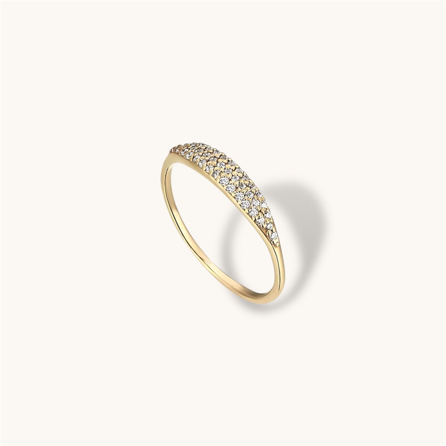 Pavé Chic Signet Ring
