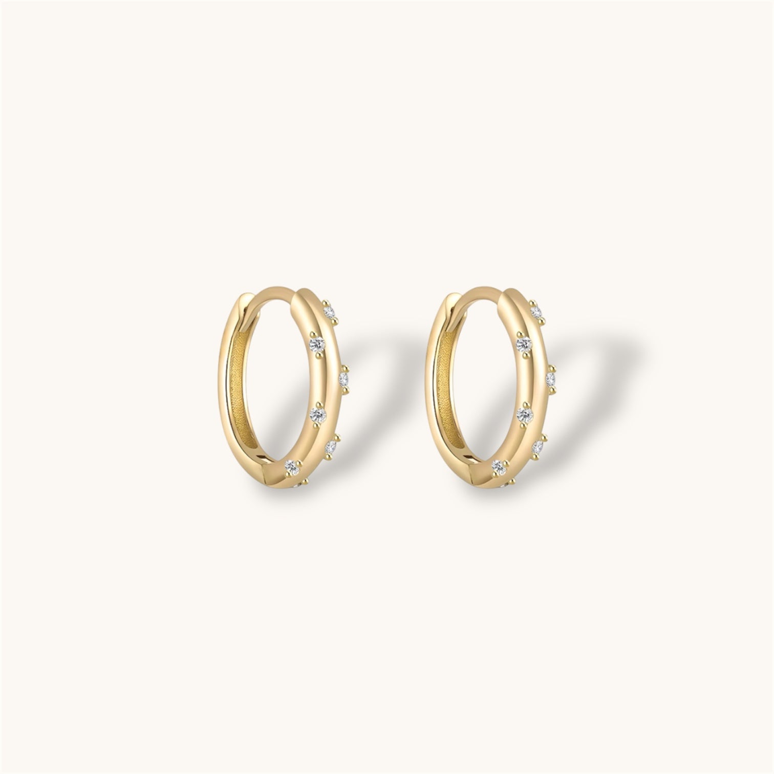 Chic Huggie Hoops