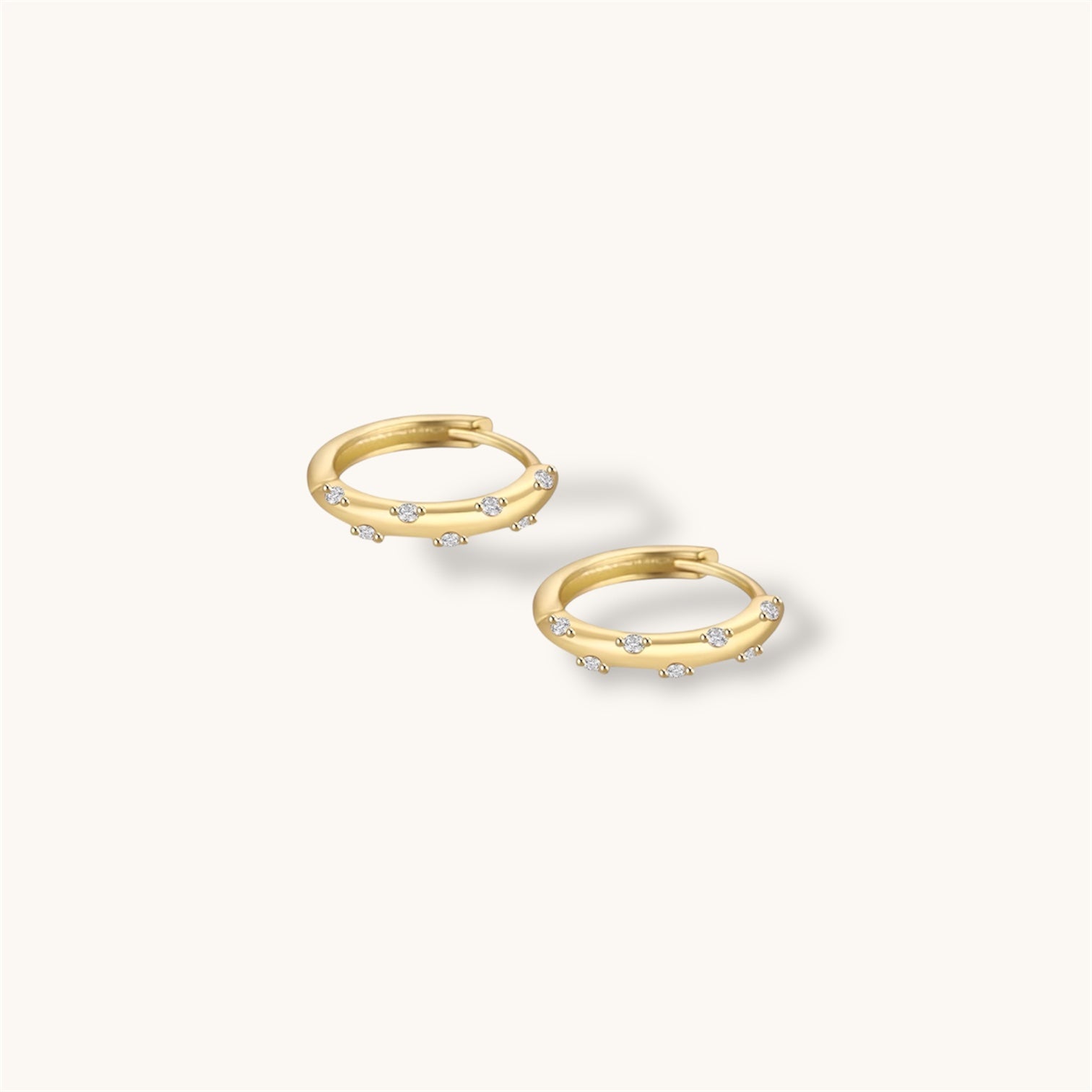Chic Huggie Hoops