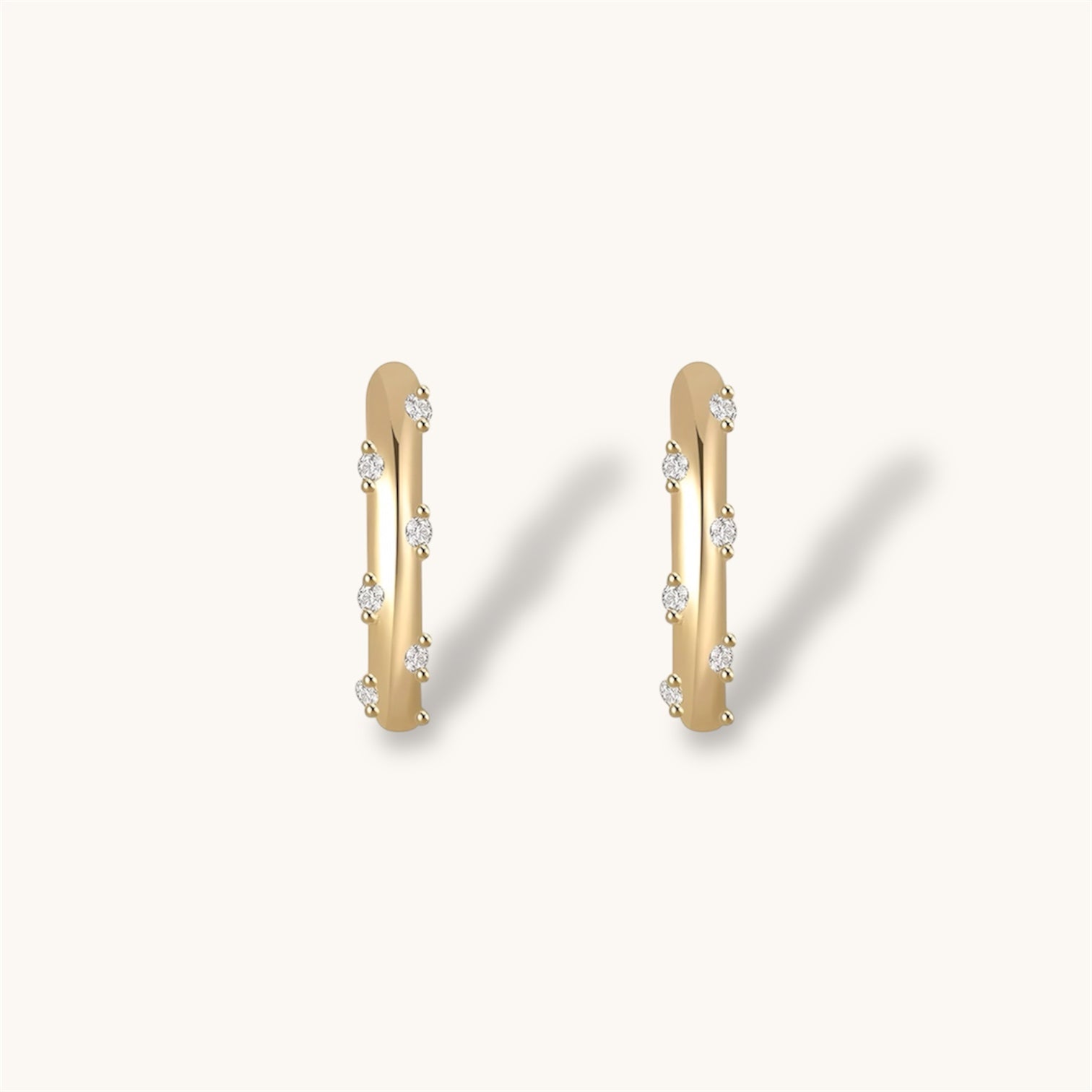 Chic Huggie Hoops