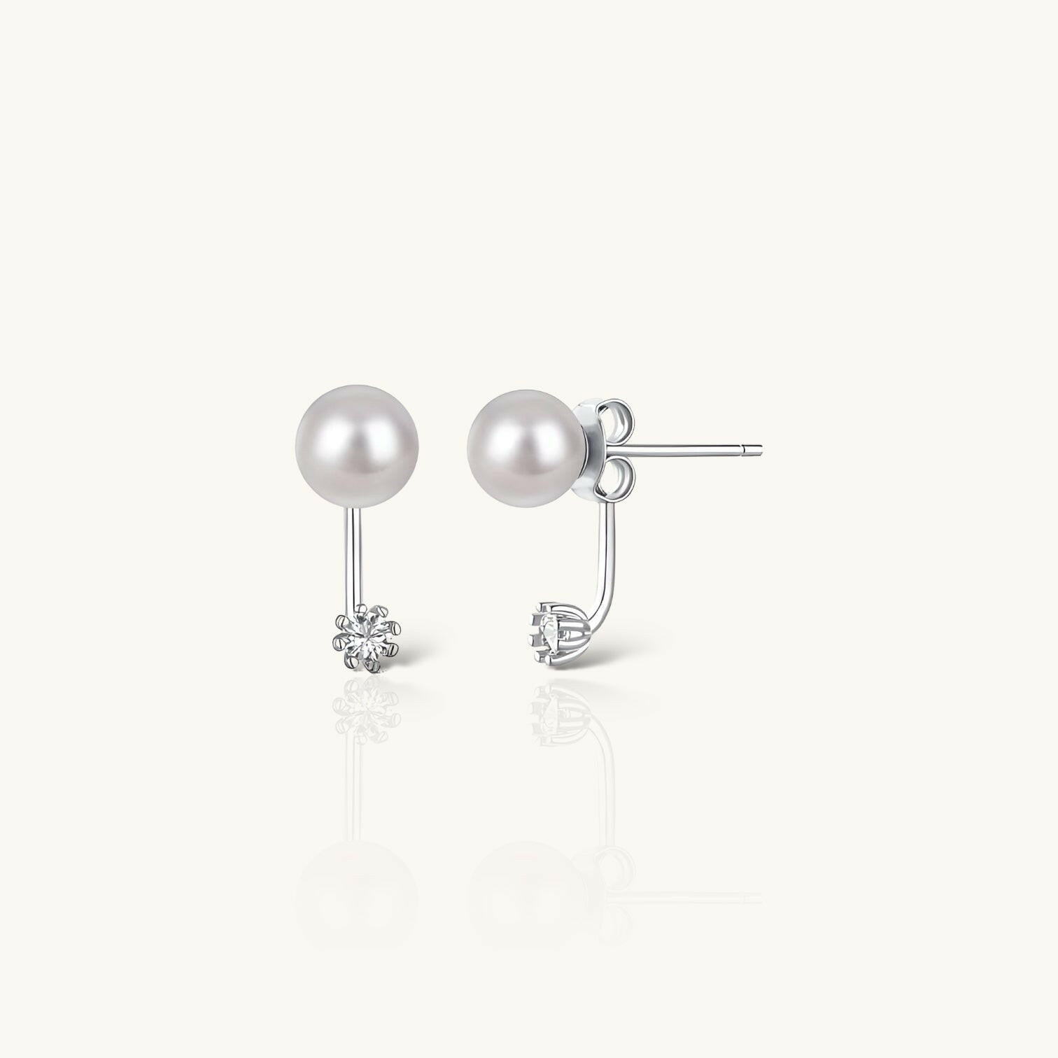 Simple Pearl Drop Earrings - Allyzure