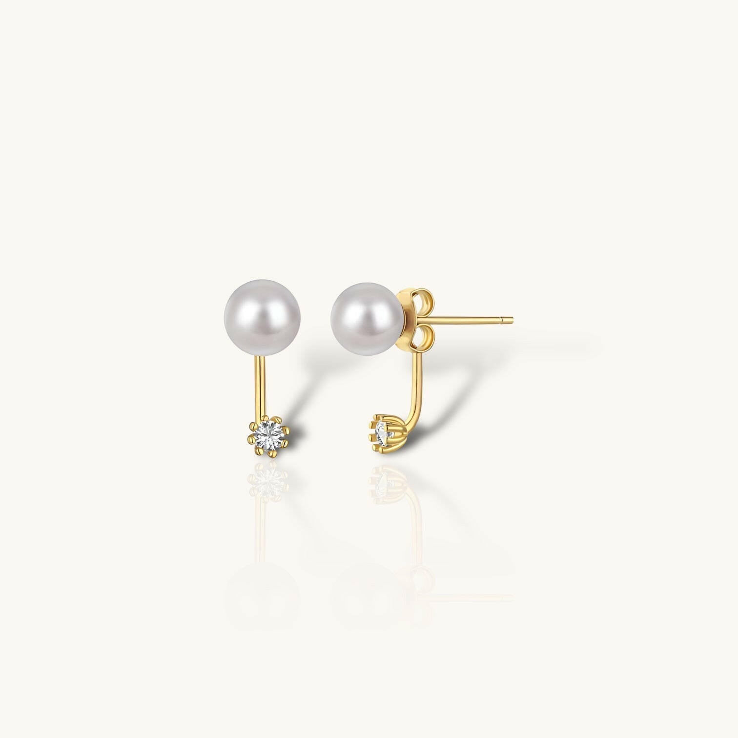 Simple Pearl Drop Earrings - Allyzure