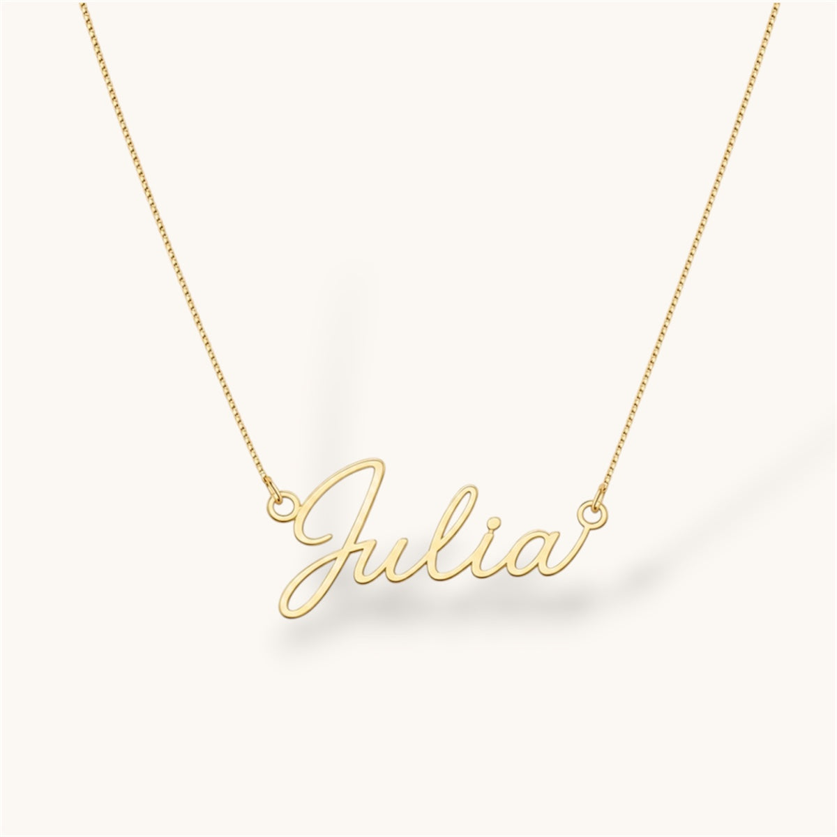 Fine Script Name Necklace Allyzure