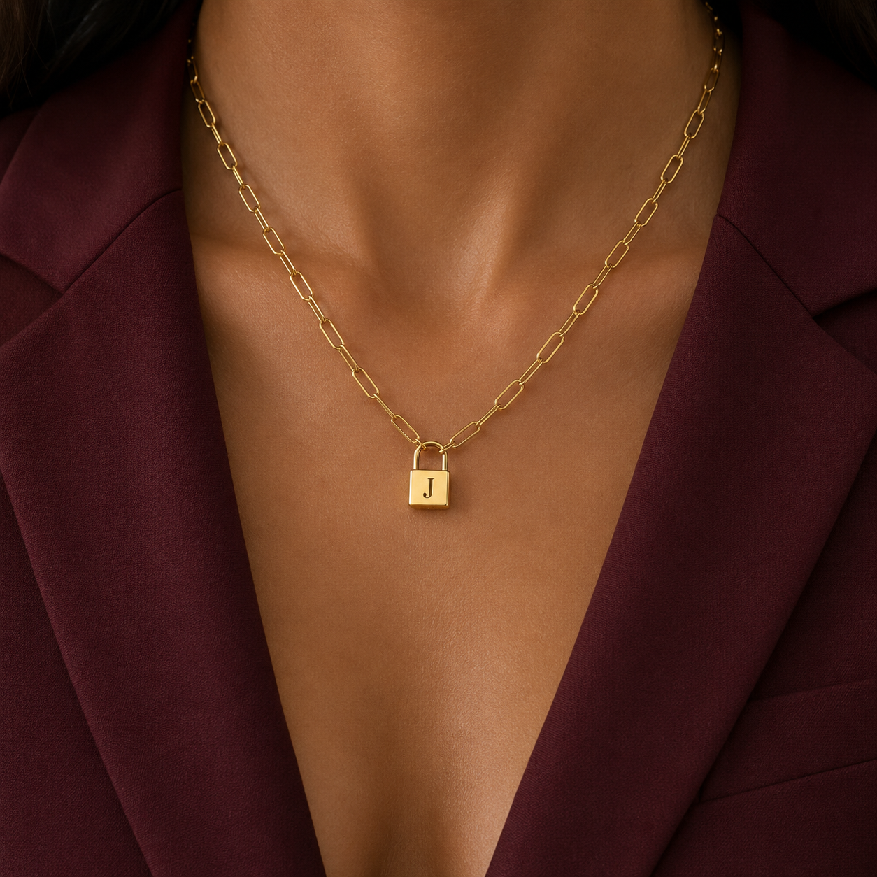 Initial Everlock Necklace Allyzure