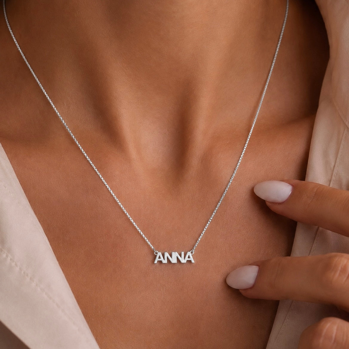 Bold Name Necklace Allyzure