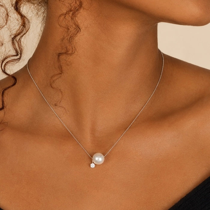 Mini Pearl Necklace Allyzure