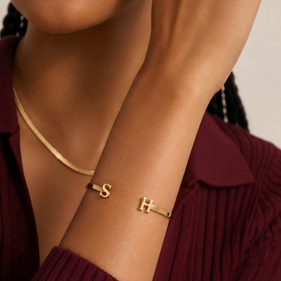 Dual Initial Bracelet Allyzure