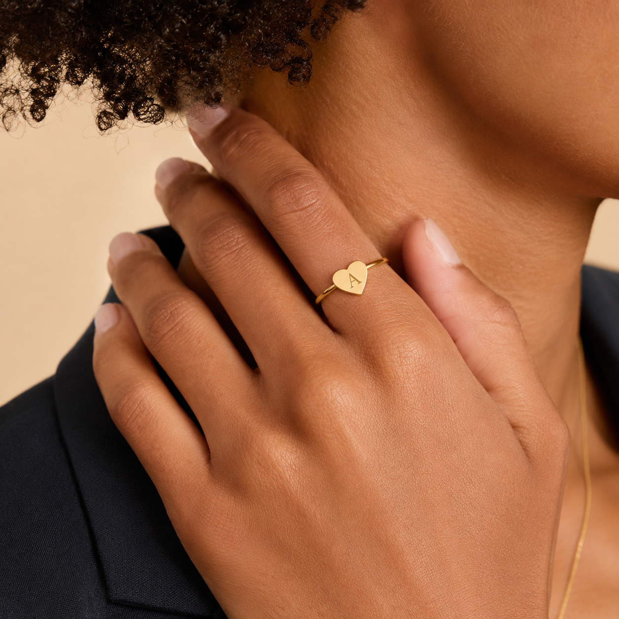 Initial Love Ring Allyzure