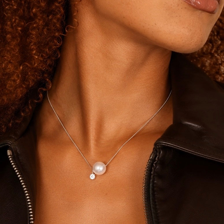 Mini Pearl Necklace Allyzure