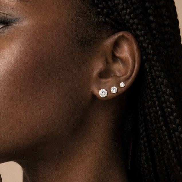 Round Stud Earrings Allyzure