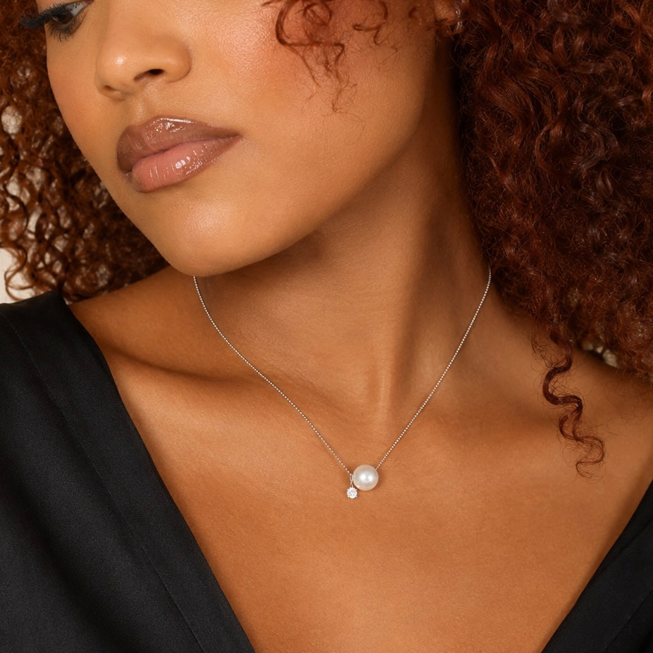 Mini Pearl Necklace Allyzure