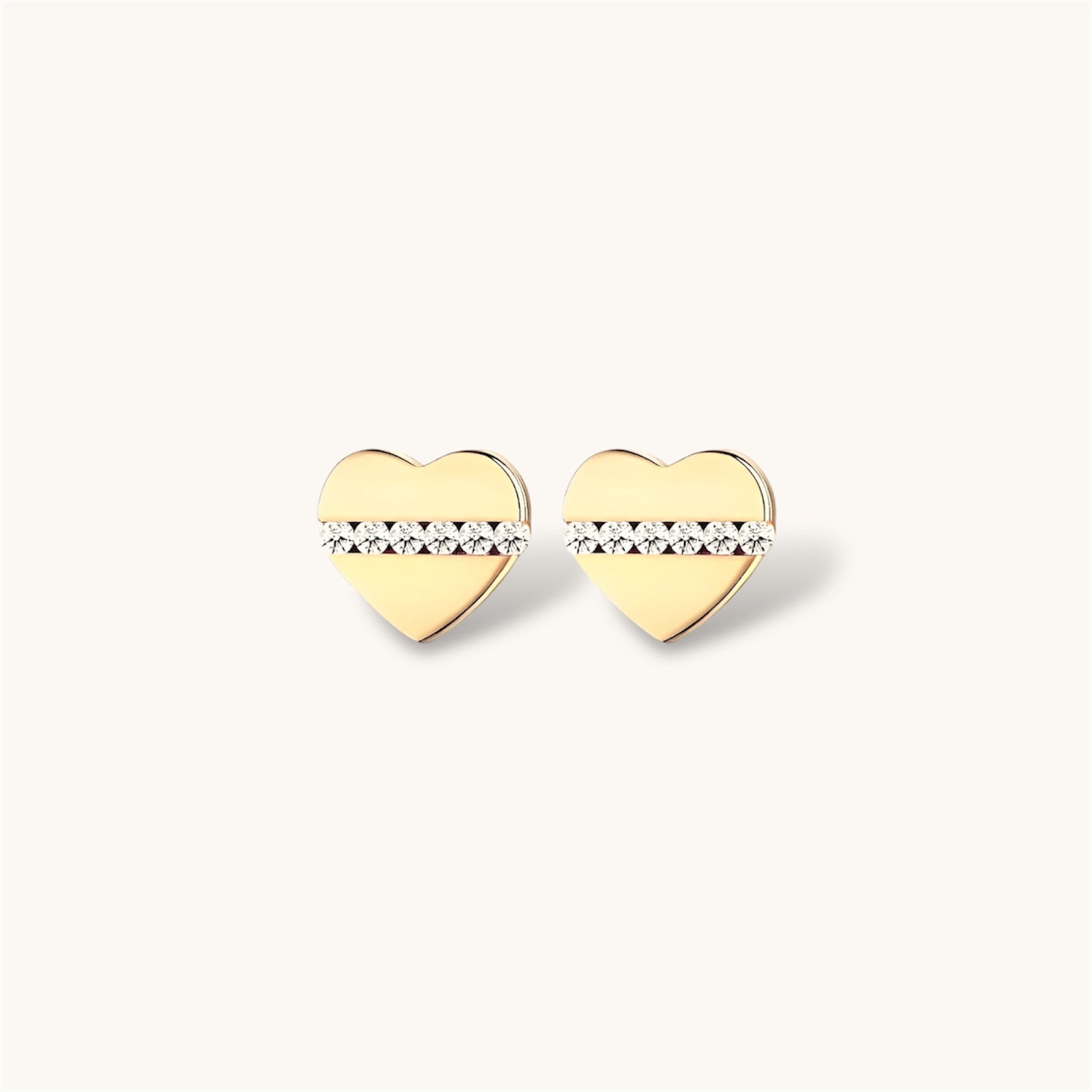 Heart Stud Earrings