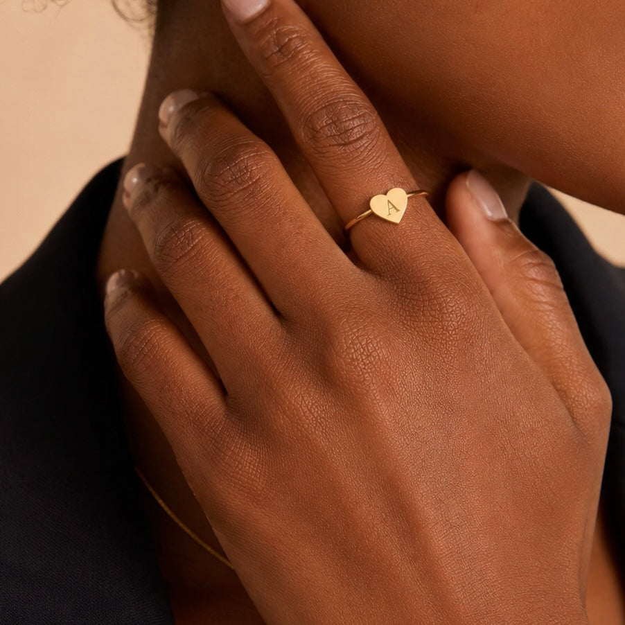 Initial Love Ring Allyzure