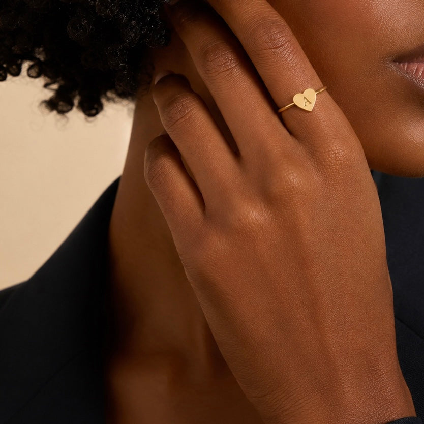 Initial Love Ring Allyzure