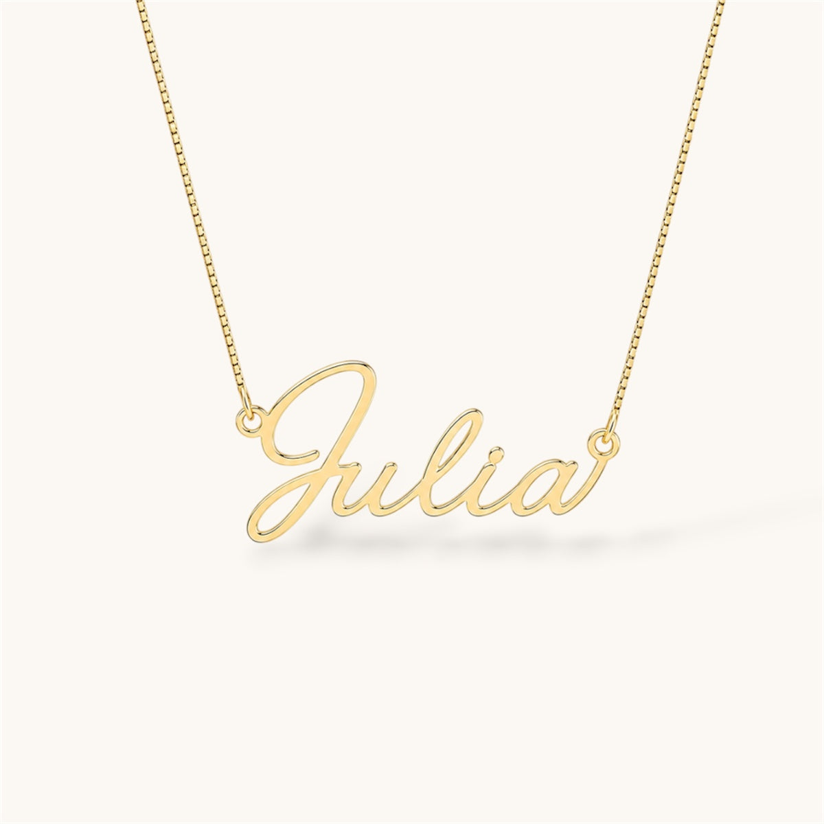 Fine Script Name Necklace Allyzure